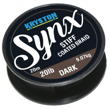 KRYSTON - Synx 30lb - 20m  DARK Plecionka w szywnej otulinie