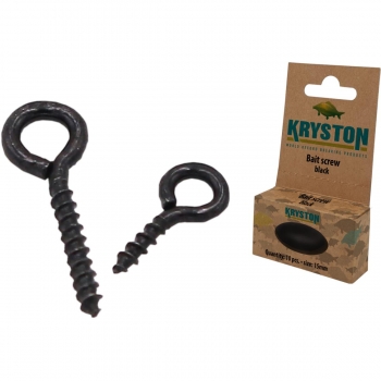 KRYSTON - Bait Screw / Wkręty do przynęt metalowe 10szt / size: 15mm