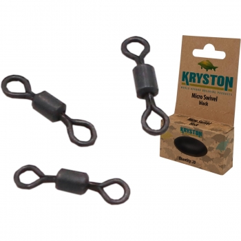 KRYSTON - Micro Swivel / Mini krętlik karpiowy 20szt
