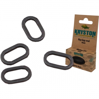 KRYSTON - Rig Rings Oval / Kółeczka metalowe w owalnym kształcie 20szt.