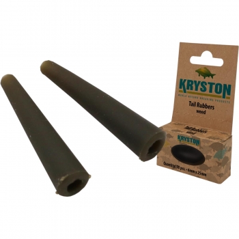 KRYSTON - Tail Rubbers / Koszulka - Guma zabezpieczająca do bezpiecznego klipsa Kolor: Weed (cemno zielony) 10szt. 6mmx25mm
