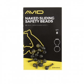 Avid Carp Naked Sliding Safety Beads / Koralik 8szt