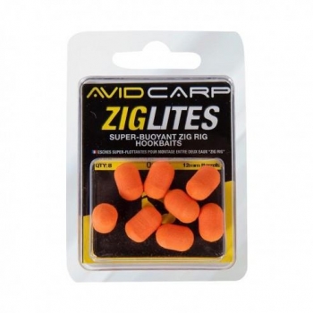 Avid Carp Zig Lites Orange / Sztuczne kulki do zig riga 8szt