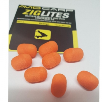 Avid Carp Zig Lites Orange / Sztuczne kulki do zig riga 8szt-10752