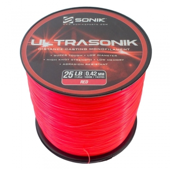 Sonik - Żyłka karpiowa Ultrasonik Monored 0,35mm 18lb 975m
