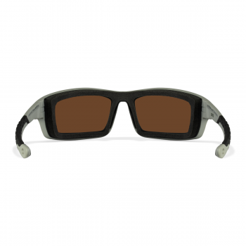 Wiley X okulary GRID CaptivateTM Polarized Green Mirror Matte Cool Grey Frame-13932