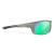 Wiley X okulary GRID CaptivateTM Polarized Green Mirror Matte Cool Grey Frame-13930