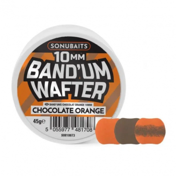 SONUBAITS Band'Um Wafters 10mm Chocolate Orange Dumbells 45g