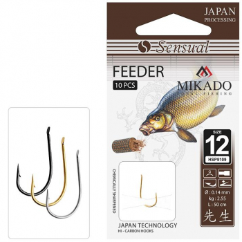 MIKADO Przypony Sensual Feeder Size 12 / 0.10
