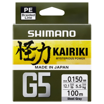 Plecionka Kairiki G5 Shimano - 0,180mm 100m 9,2kg Hi Vis Orange