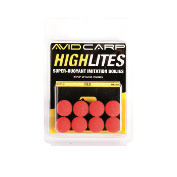 Avid Carp High Lites 14mm Red Pop-up / Sztuczne kulki
