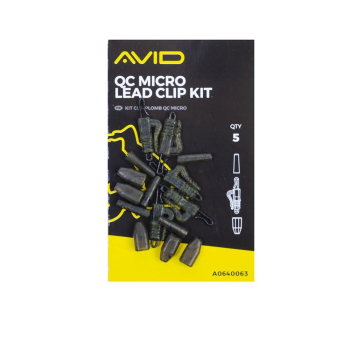 Avid Carp QC Micro Lead Clip Kit/ Klipsy do szybkiej wymiany 5szt