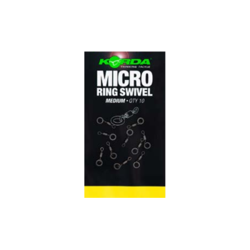 KORDA Micro Ring Swivel Medium / Mikro krętlik z kółkiem roz. M