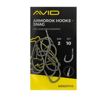 Avid Carp Armorok Snag Barbed Hooks / Size:6 10szt