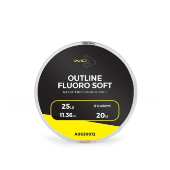Avid Carp Outline Fluoro Soft 20lb / 20m Fluorocarbon miękki