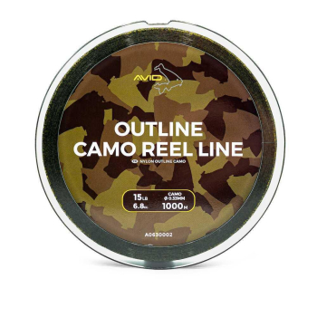 Avid Carp Outline Camo Reel Line / Żyłka główna 0,28mm / 1000m