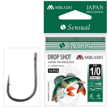 MIKADO Haczyk Sensual - Drop Shot  Nr 2/0 / 10szt
