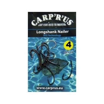 Carp'R'Us Haczyki - Longshank Nailer Hook ATS Technology nr 4-2250
