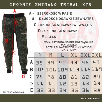 Shimano Tribal XTR spodnie dresowe -3054