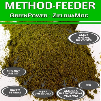 NLT FOOD - Method Feeder mix GreenPower - ZielonaMoc-4002
