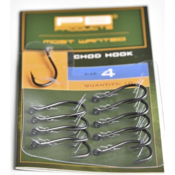 PB Products Chod Hook DBF size 4, 10szt haki karpiowe-5310
