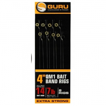 GURU Gotowe Przypony QM1 WITH BAIT BANDS  10cm - ROZ.16 / 6lb-8174