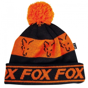FOX Czapka Fox Black/Orange - Lined Bobble Hat CPR991