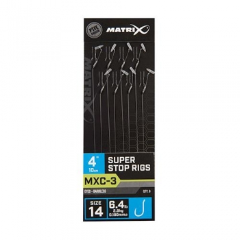 MATRIX PRZYPONY PRZYNĘTOWE SUPER STOP RIGS (stoper) MXC-3 10CM - roz.14