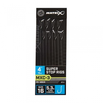 MATRIX PRZYPONY PRZYNĘTOWE SUPER STOP RIGS (stoper) MXC-3 10CM - roz.16